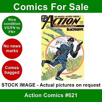 Buy DC Action Comics #621 Comic - VG/FN+ 11 October 1988 • 3.99£