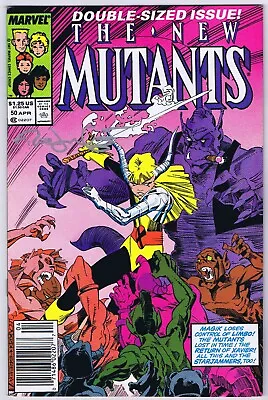 Buy New Mutants #50 Newsstand VF- Signed W/COA Rick Leonardi 1987 Marvel Comics • 39.38£