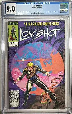 Buy Longshot #1  Comic Book CGC 9.0  1st App. Longshot & Spiral  1985 Art Adams MCU • 44.40£