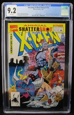 Buy Uncanny X-Men Annual #16 CGC 9.2 NM 1st App Death Sponsors 1992 Marvel Comics • 60.32£