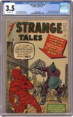 Buy Strange Tales #111 CGC 3.5 1963 4245681008 • 197.05£