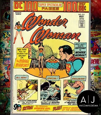 Buy Wonder Woman #211 Vf- 7.5 100 Page Super Spectacular Dc Comics 1974 • 41.59£