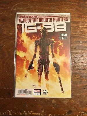 Buy STAR WARS WAR OF THE BOUNTY HUNTERS - IG-88 1 NM MARVEL Comic Book. • 2.81£
