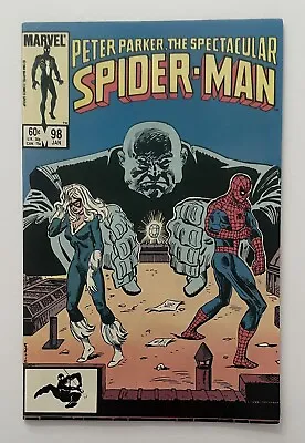 Buy Spectacular Spider-man #98. Jan 1985. Marvel. Vf+. Kingpin! 1st App Of Spot! • 35£