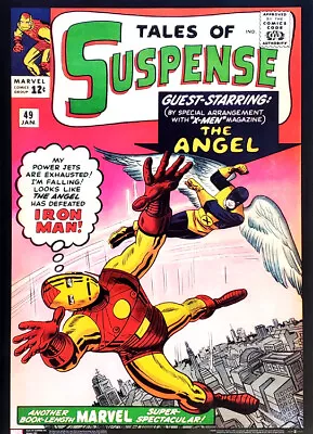 Buy POSTER: TALES OF SUSPENSE #49 (Iron Man Vs The Angel) Marvel Comics 20x28 POSTER • 20.25£