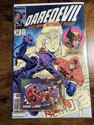 Buy Daredevil #248, Marvel Comics (1987), Fine, Bagged & Boarded, With Team-Up Card • 8.02£