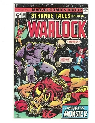 Buy Strange Tales #181 1975 VF+ Or Better Beauty! 1st Full Gamora App! Warlock • 55.33£