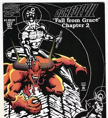 Buy Marvel Comics DAREDEVIL #321 Fall From Grace From Oct. 1993 In VF- Condition • 10.45£