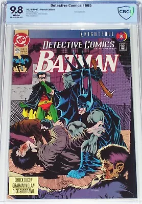 Buy Detective Comics #665 CBCS 9.8 Aug 1993 Knightfall Part 16. Like CGC • 97.99£