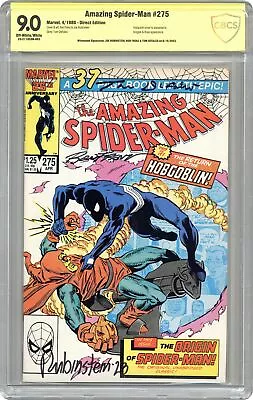 Buy Amazing Spider-Man #275 CBCS 9.0 SS Rubinstein/Frenz/DeFalco 1986 23-211DCD8-003 • 99.29£