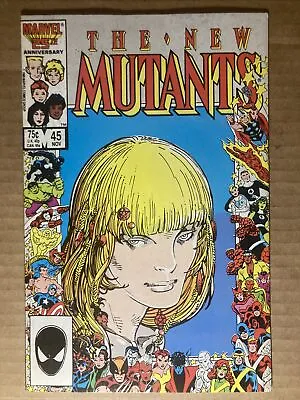 Buy New Mutants 45 Marvel 1986 VF- 25th Anniversary Cover • 4.78£