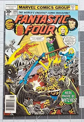 Buy Fantastic Four #185 (Marvel, August 1977) 1st Nicholas Scratch VF/NM • 20.08£