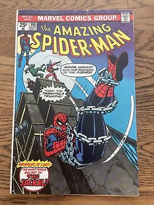 Buy AMAZING SPIDER-MAN #148 (Marvel 1975) Professor Warren Revealed As Jackal! FN • 18.15£