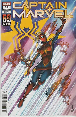 Buy Marvel Comics Captain Marvel #39 September 2022 Spiderman 60th 1st Print Nm • 5.25£