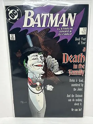 Buy Batman 429 A Death In The Family Part 4 No Barcode 1989 • 6.83£