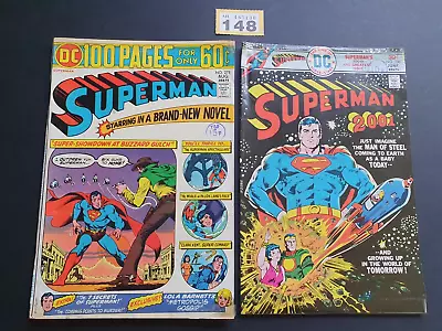Buy SUPERMAN  # 278 + 300   DC COMICS  1974 / 76  X 2 CENTS ISSUE • 16.99£