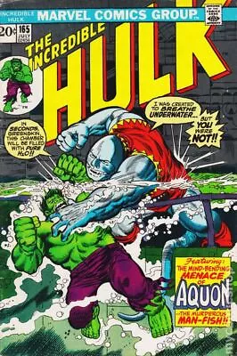 Buy Incredible Hulk #165 VG 1973 Stock Image Low Grade • 6.72£