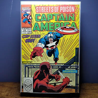 Buy Captain America, Vol. 1 #375 (1990) Mark Bagley Controversial Issue • 15.99£