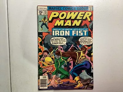 Buy Power Man Iron Fist 48 1st Meeting Newsstand 1977 John Byrne Chris Claremont FN • 13.44£