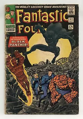 Buy Fantastic Four #52 FR/GD 1.5 1966 1st App. Black Panther • 224.88£