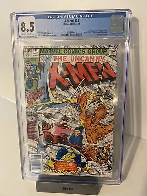 Buy Uncanny X-men 121 Cgc 8.5 White Pages 1st Alpha Flight 1979 Marvel • 150.21£