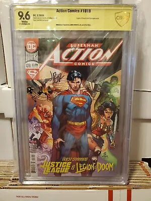 Buy Action Comics #1018 CBCS 9.6 Signed By John Romita Jr. • 67.02£