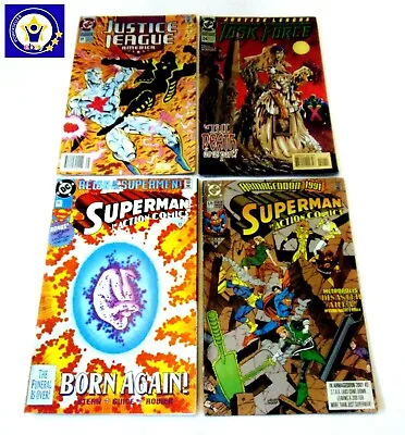 Buy 4 Iss. Misc. Lot: Of Action Comics #670,687, & Justice LTF. 24, Justice L.A. 81 • 4£