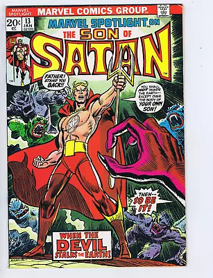 Buy Marvel Spotlight #13 Marvel 1974 When The Devil Stalks The Earth ! Son Of Satan • 15.99£