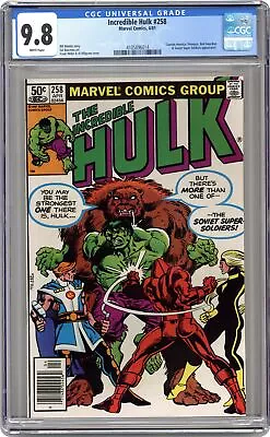 Buy Incredible Hulk #258 CGC 9.8 1981 4105896014 • 439.56£