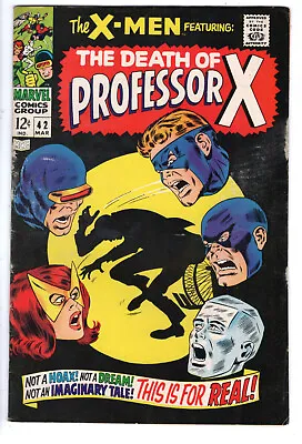 Buy X-men #42 (1968) - Grade 5.0 - The Death Of Professor X - Origin Story! • 63.08£