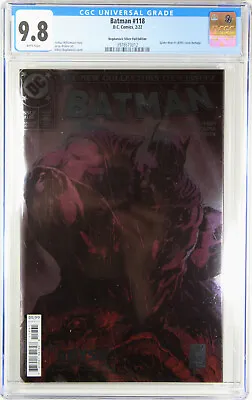 Buy Batman  #118 (viktor Bogdanovic 1:100 Silver Foil Variant) ~ Cgc Graded 9.8 Nm/m • 144.10£