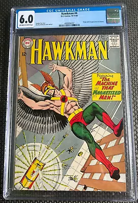 Buy Hawkman #4 CGC 6.0 1964 1st Appearance And Origin Zatanna DC Comics Silver Age • 672.01£