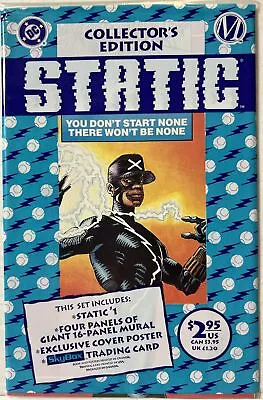 Buy Static #1 1993 DC/Milestone Collector's Edition Factory Sealed Polybagged • 15.88£