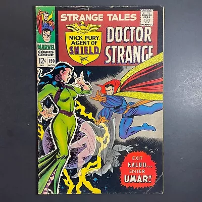 Buy Strange Tales 150 KEY Silver Age Marvel 1966 Doctor Strange Stan Lee Buscema • 19.73£