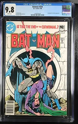 Buy Batman #324 CGC 9.8 NM/MT WP 1980 DC Comics • 202.69£