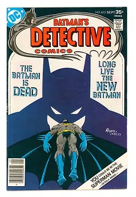Buy Detective Comics #472 VFN+ 8.5 Versus Hugo Strange • 17.95£