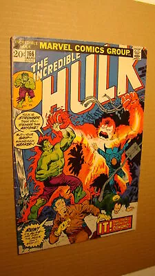 Buy Hulk 166 Vs 1st Zzzax Appearance Herb Trimpe Art Bronze Age Marvel Hawkeye • 13.67£