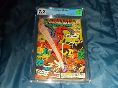 Buy Justice League Of America #64 CGC 7.0 F/VF(DC - 08/68)1st Silver Age Red Tornado • 112£