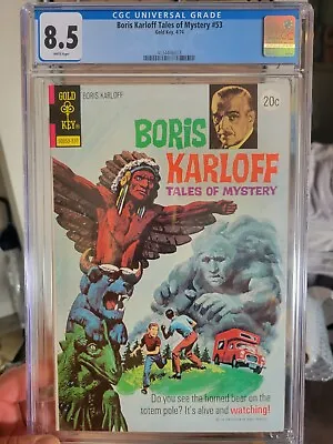 Buy Boris Karloff Tales Of Mystery #50 (1974) CGC 8.5 - Bronze Age Gold Key Comics  • 39.42£