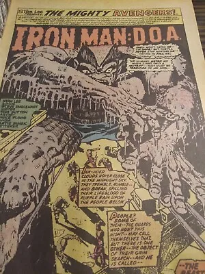 Buy The Avengers #136 1975 Beast Versus Iron Man Reprint. Book Has Wrinkles.  • 5.53£