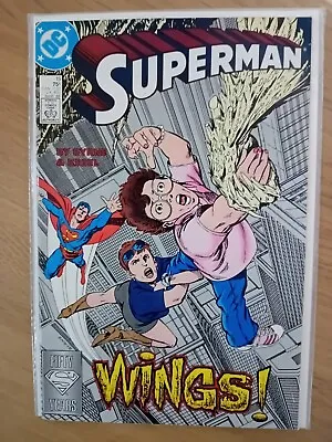 Buy DC Superman COMIC - No 15 WINGS March 1988 - Condition GOOD • 4.99£