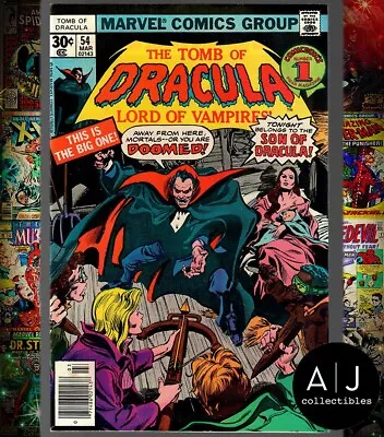 Buy Tomb Of Dracula #54 Newsstand - Vampire - Horror - 1977 - FN/VF 7.0 • 9.55£