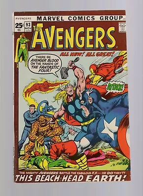 Buy Avengers #93 - Neal Adams Cover & Artwork - Mid Grade Plus Plus • 31.62£