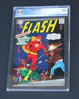 Buy The Flash #170 PGX 8.0 Dr. Midnite Dr. Fate DC Comics 1967 • 95.90£