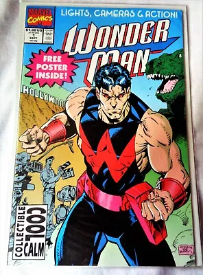 Buy WONDER MAN #1 Marvel Comic 🔑 KEY ISSUE 1st Solo Series 1991 Poster MCU Avengers • 18£