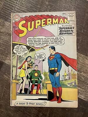 Buy Superman #141  VINTAGE DC Comic KEY Origin Retold, 1st Lyla Lerrol App • 51.39£