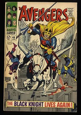 Buy Avengers #48 FN- 5.5 1st Appearance Black Knight! Tuska Cover! Marvel 1968 • 96.57£