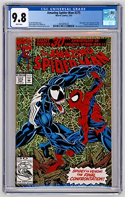Buy Amazing Spider-Man #375 CGC 9.8 NM/M W Pages Holo-Grafx Cover • 71.09£