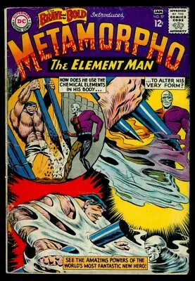 Buy DC Comics The BRAVE And The BOLD #57 1st  METAMORPHO The Element Man GD 2.0 • 67.16£