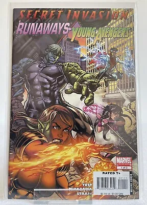 Buy Secret Invasion Runaways Young Avengers #1 Cover A Marvel Comics August 2008 • 6.95£